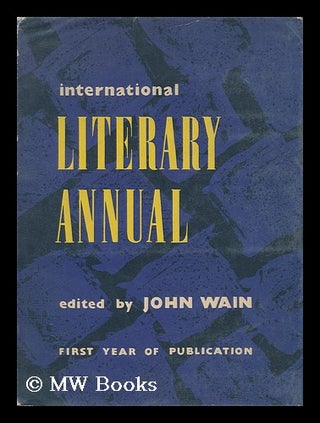 Item #100591 International Literary Annual - [Uniform Title: International Literary Annual...