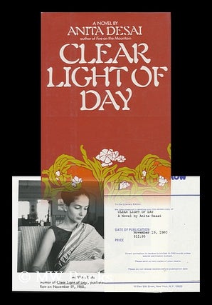 Item #104912 Clear Light of Day / Anita Desai. Anita Desai, 1937