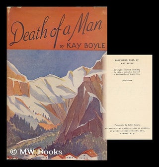 Item #106327 Death of a Man. Kay Boyle