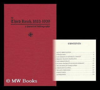 Item #106412 The Third Reich, 1933-1939 : a Historical Bibliography. Abc-Clio Information Services