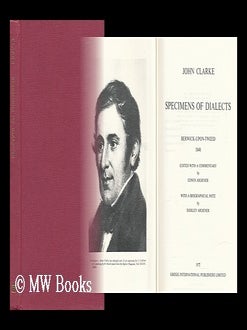 Item #11208 Specimens of Dialects Berwick-Upon-Tweed 1848. John Clarke