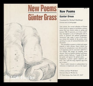 Item #112454 New Poems. [Ausgefragt] in German, with Translations by Michael Hamburger. Gunter...