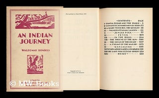Item #112922 An Indian Journey, by Waldemar Bonsels; Illustrated by Harry Brown. Waldemar. Harry...