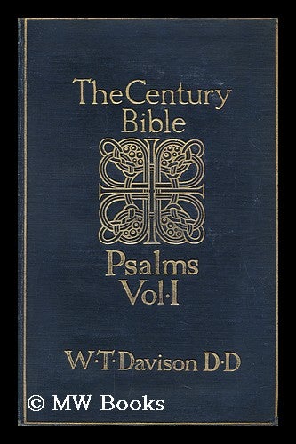 Item #128510 The Psalms ; I-LXXII : Vol. 1 / Edited by Rev. Professor Davison. William Theophilus Davison.