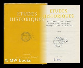 Item #131840 Etudes Historiques a L'Occasion Du Xiiie Congres International Des Sciences...