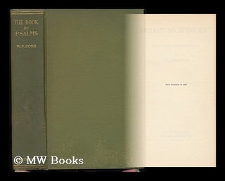 Item #132261 The Book of Psalms. with Introd. and Notes by W. F. Cobb. William Frederick Geikie-Cobb
