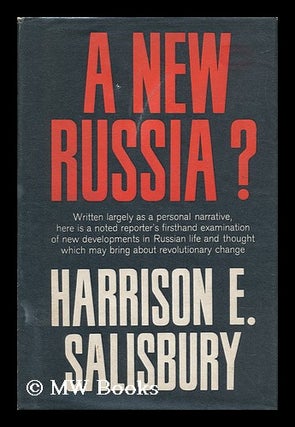 Item #134835 A New Russia? Harrison E. Salisbury, Harrison Evans