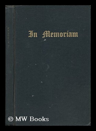 Item #136008 In Memoriam. Durabo, Pseudonym