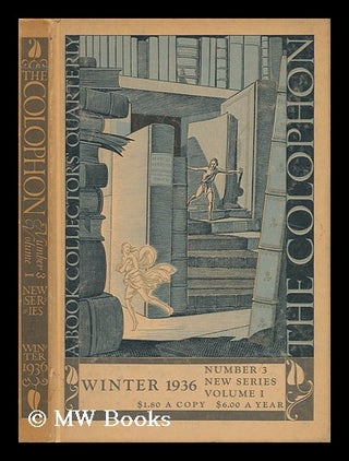 Item #137493 The Colophon : a Quarterly for Bookmen. Volume 1, Number 3, Winter 1936. , New...