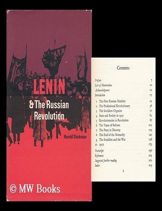 Item #140550 Lenin and the Russian Revolution. Harold Shukman.
