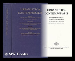 Item #142334 Urbanistica Contemporalis = Contemporary Urbanism : [Lectures and Papers] / [Redigit...