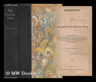Item #14404 Elements of the Philosophy of the Human Mind. Two Volumes Bound in One. Dugald Stewart