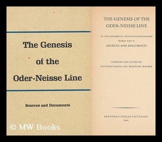 Item #144516 The Genesis of the Oder-Neisse Line in the Diplomatic Negotiations During World War...