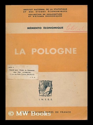 Item #144762 Memento Economique : La Pologne. Institut National De La Statistique Et Des Etudes...