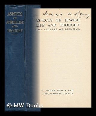 Item #145286 Aspects of Jewish Life and Thought. Mortimer Epstein