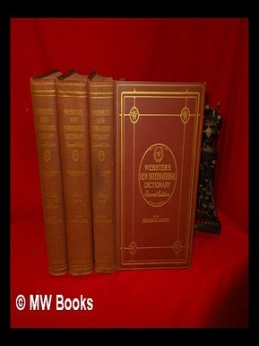 Item #146474 Webster's New International Dictionary of the English Language. William Allan....