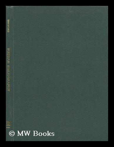 Item #147748 Russian Bibliography, Libraries and Archives: a Selective List of Bibliographical References for Students of Russian History, Literature, Political, Social and Philosophical Thought, Theology and Linguistics, by J. S. G. Simmons. John Simon Gabriel Simmons.