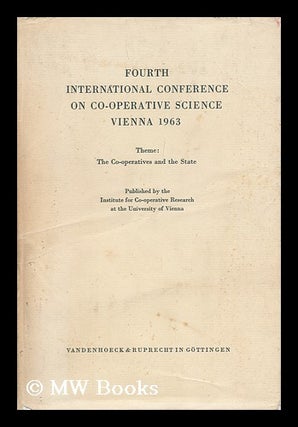 Item #150210 International Conference on Co-Operative Science Vienna 1963 : Theme: the...