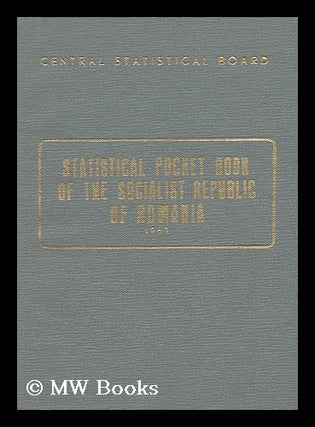 Item #152320 Statistical Pocket Book of the Socialist Republic of Romania. Romania. Directia...