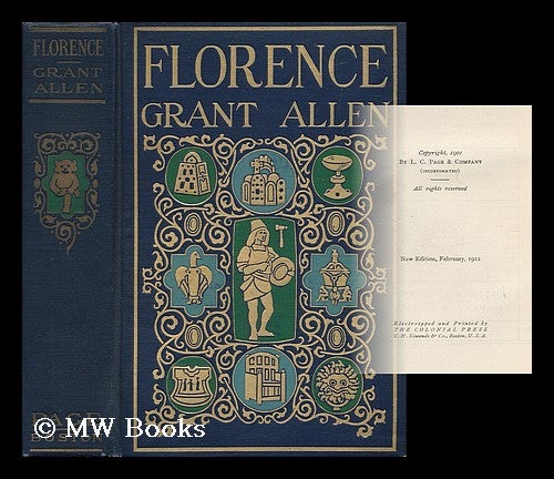 Item #15459 Florence. Grant Allen.
