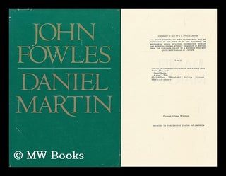 Item #156837 Daniel Martin / John Fowles. John Fowles