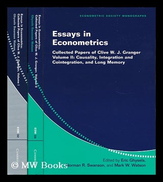 Item #158306 Essays in Econometrics : Collected Papers of Clive W. J. Granger / Edited by Eric...
