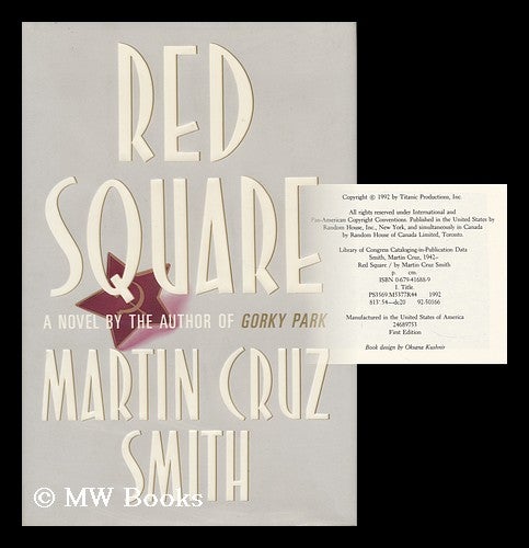 Item #161640 Red Square / Martin Cruz Smith. Martin Cruz Smith, 1942-.