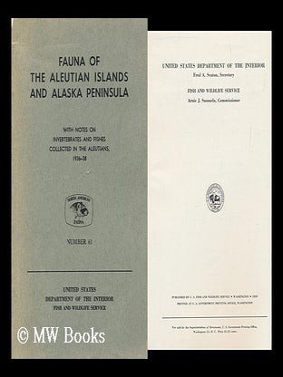 Item #161724 Fauna of the Aleutian Islands and Alaska Peninsula / by Olaus J. Murie....