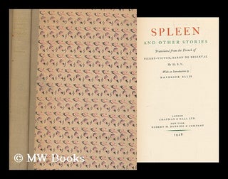 Item #162668 Spleen and Other Stories, Translated from the French of Pierre-Victor, Baron De...