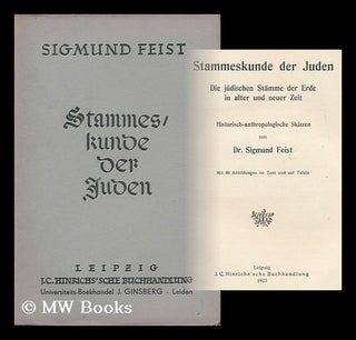 Item #163084 Stammeskunde Der Juden : Die Judische Stamme De Erde in Alter Und Neuer Zeit /...