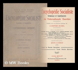 Item #163164 Encyclopedie Socialiste, Syndicale Et Cooperative De L'Internationale Ouvriere /...