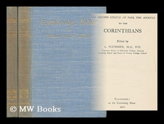 Item #165033 The First Epistle to the Corinthians : the Second Epistle to the Corinthians / with...