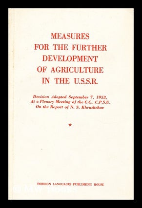 Item #172348 Measures for the development of agriculture in the U.S.S.R. C P. S. U