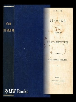 Item #173024 New Testament Bible. Bible New Testament Greek