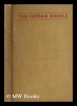 Item #175291 The Indian riddle : a solution suggested. John Coatman
