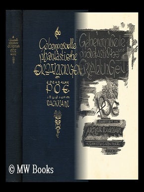 Item #177220 Geheimnisvolle und Phantastische Erzahlungen: Illustrator Arthur Rackham. Edgar...