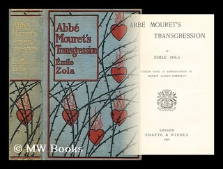 Item #177241 Abbe Mouret's transgression / Ed. with an introd. by Ernest Alfred Vizetelly. Emile...
