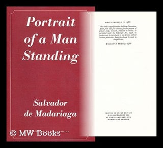Item #177477 Portrait of a man standing. Salvador de Madariaga