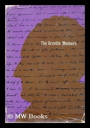 Item #179961 The greville memoirs. Roger Fulford, 1902-?