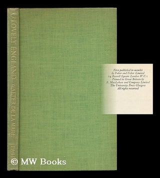 Item #182655 O Lovely England, and other poems / by Walter De La Mare. Walter De la Mare