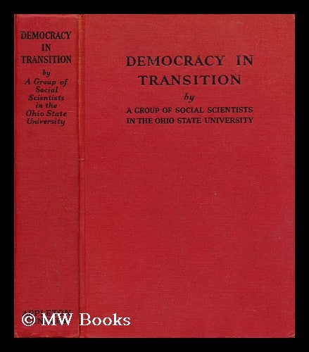 Item #187002 Democracy in transition. A group of social scientists in the Ohio State University., Ohio State University.