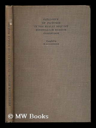 Item #189003 Catalogue of pictures in the Marlay Bequest : Fitzwilliam Museum, Cambridge /...