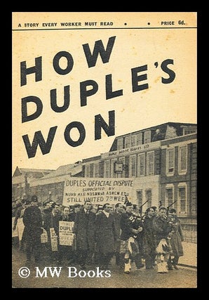 Item #192203 How Duple's won. W. A. G. Roberts, foreword