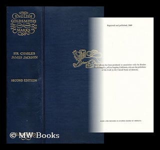 Item #193997 English goldsmiths and their marks. Sir Charles James Jackson