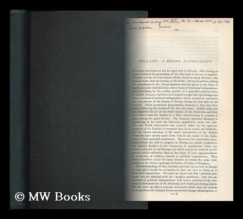 Item #196250 Nineteenth Century - Revue des dex Mondes - National Review [various journal articles bound in 1 volume]. Peter Kroprotkin, Oscar Wilde.