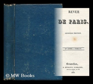 Item #198556 Revue de Paris : seconde edition : 5me annee - tome 6. Dumont H., publisher