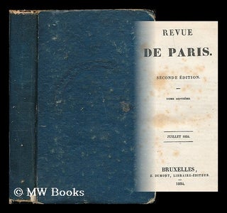 Item #198562 Revue de Paris : seconde edition : tome 7, julliet 1934. Honore De Balzac, Victor Hugo