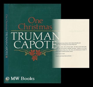 Item #198563 One Christmas / Truman Capote. Truman Capote