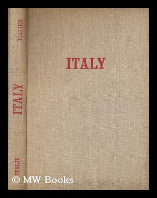 Item #203013 Italy : a book of photographs / with an introduction by Richard Aldington. Richard...