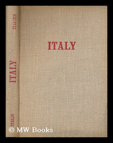 Item #203013 Italy : a book of photographs / with an introduction by Richard Aldington. Richard Aldington.